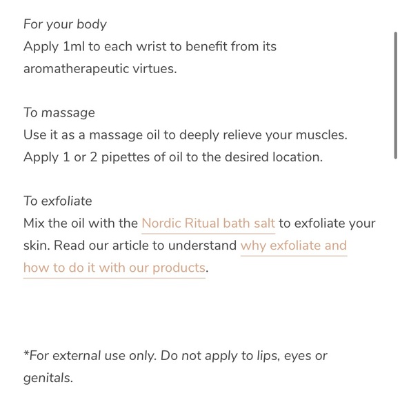 Selv Rituel •Le Rituel Nordique - Bath and body oil - Picture 3 of 7